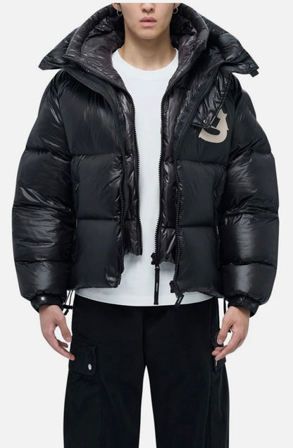 AlphaStyle Kudu Double Hood Down Jacket