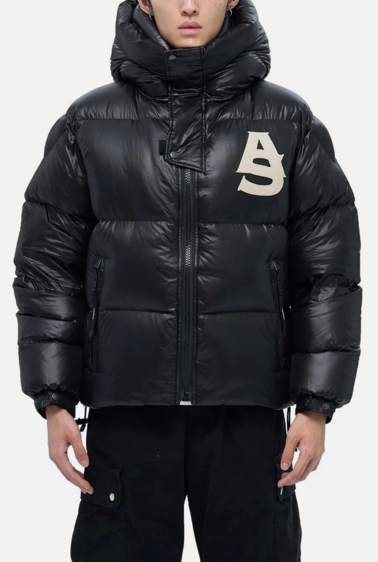 AlphaStyle Kudu Double Hood Down Jacket